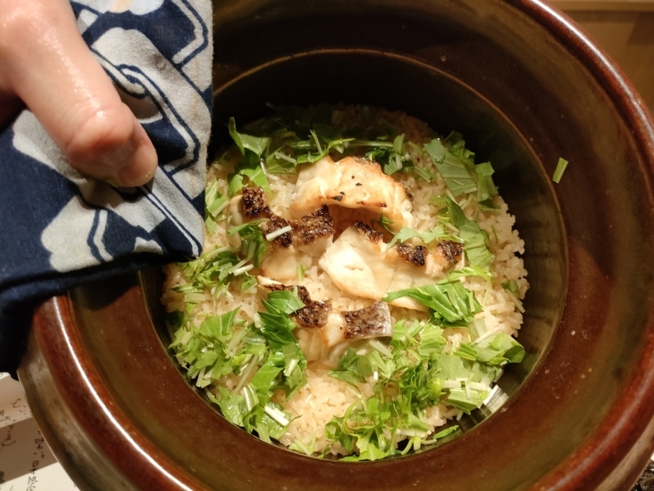 京料理 阿うんの鯛飯