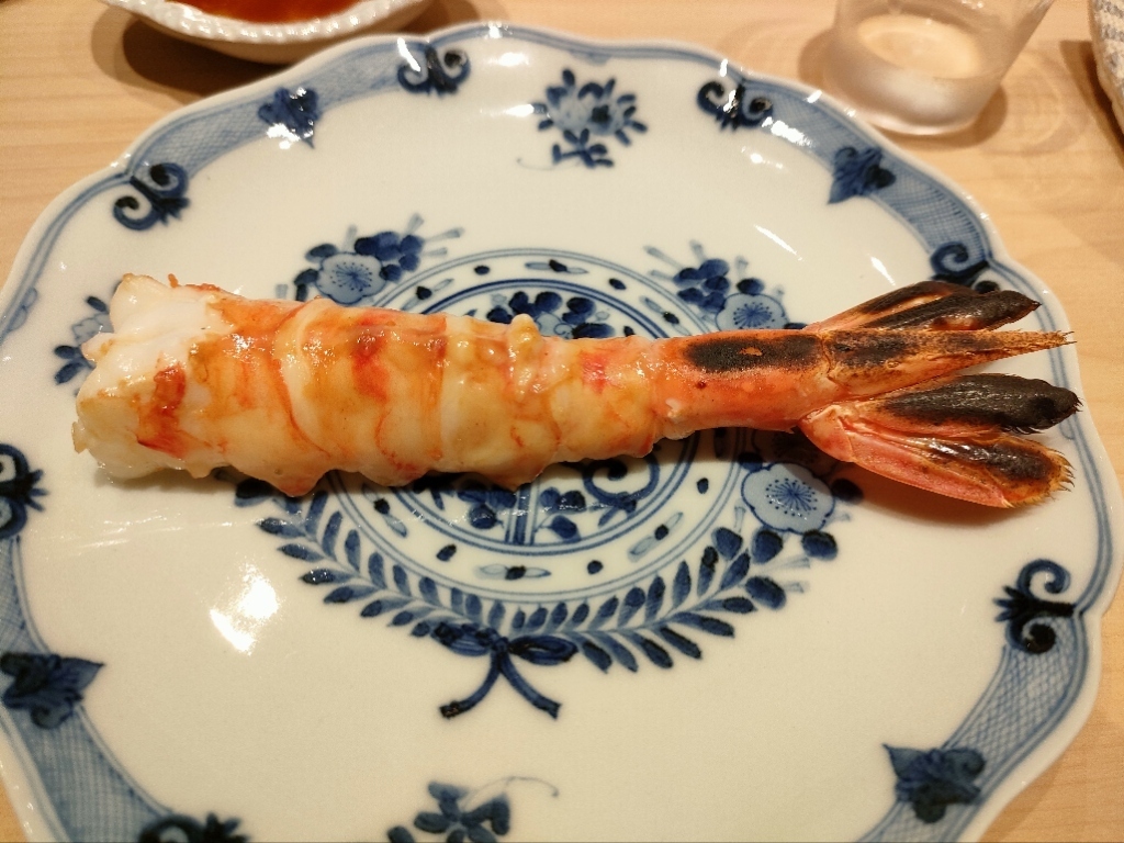 すし良月のボタン海老