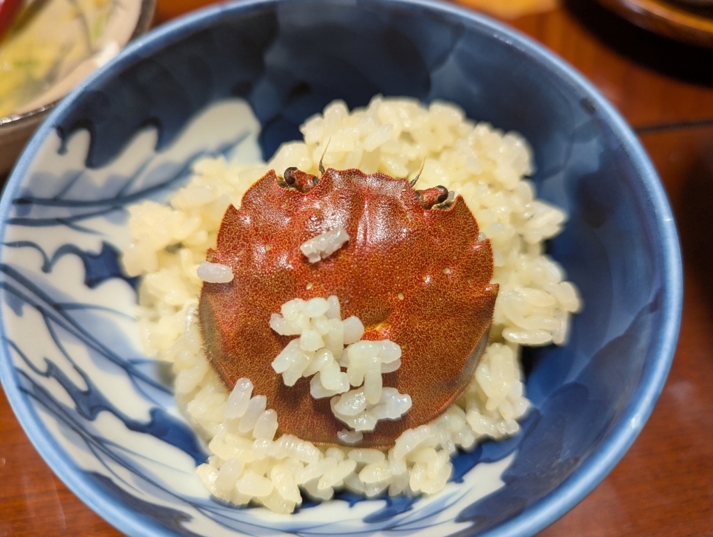 蟹ご飯